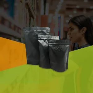 Coffee Standup Pouch With Valve