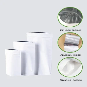 Alternative view of White Kraft Paper With Aluminum Lamination Pouch